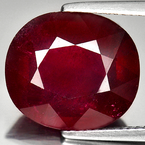 10.58 Ct. Oval Natural Red Ruby Mardagascar Gems