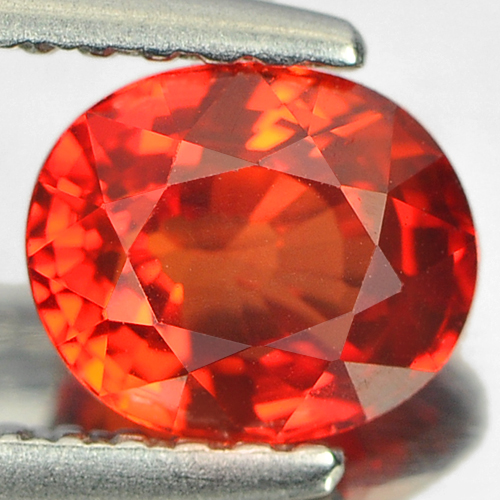 1.19 Ct. Clean Oval Natural Orangy Red Songea Sapphire