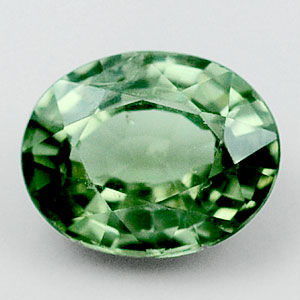 0.62 Ct. Oval Dazzle Natural Green Sapphire Thailand