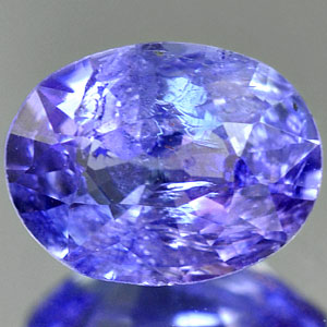 0.48 Ct Charming Oval Natural Violet  BlueTanzanite Gem