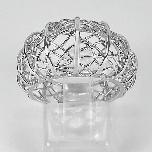 1 Pc. / $ 28.47 Wholesale Natural 925 Sterling Silver Jewelry Ring Size 7