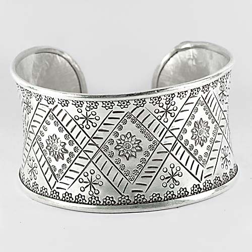 50.43 G. Charming 70 Sterling Silver Jewelry Adjustable Bangle