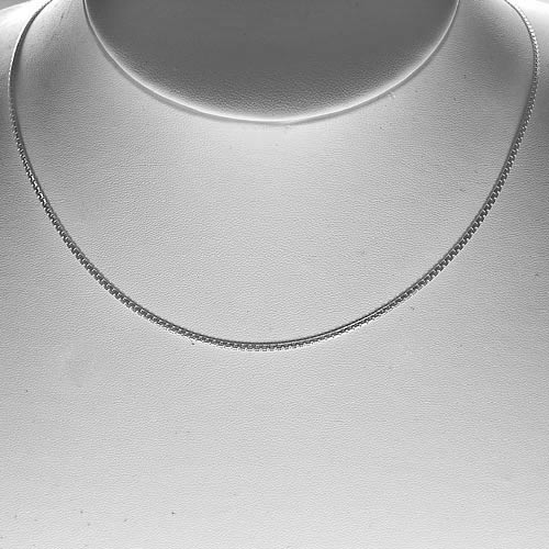 1 Pc. / $ 21.99 Wholesale Natural 925 Sterling Silver Jewelry Necklace Length 19