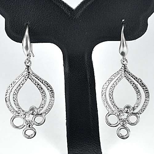 1 Pc. / $ 6.52 Wholesale Alluring 70 Sterling Silver Jewelry Earrings
