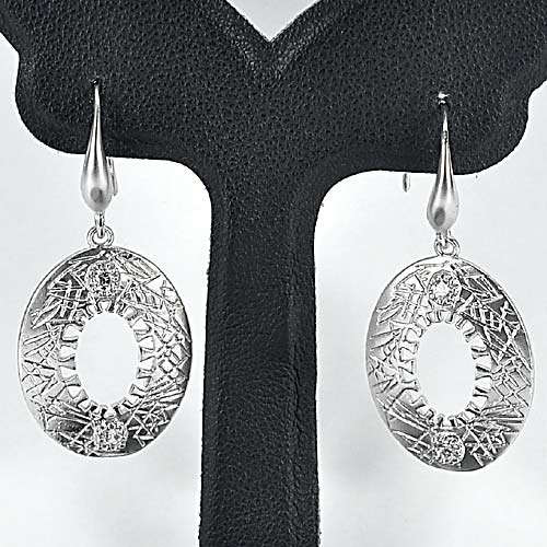 4.00 G. Real 70 Sterling Silver Dangle Earrings Jewelry Charming