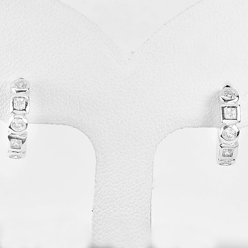 Good Design 925 Sterling Silver Jewelry Loop Earrings