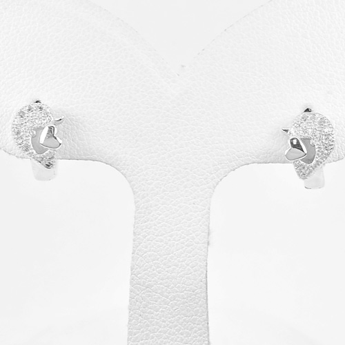 925 Sterling Silver Jewelry Loop Earrings Dolphin Design