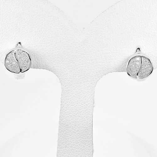 925 Sterling Silver Jewelry Loop Earrings Good Design