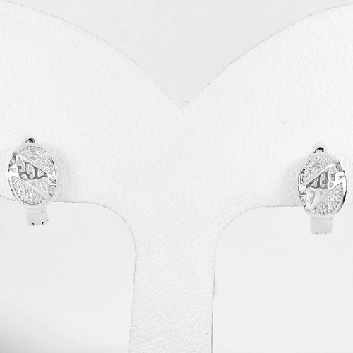 1 Pair Good Design 925 Sterling Silver Jewelry Loop Earrings