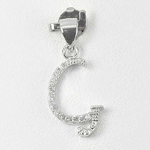 Alphabet G Design Jewelry 925 Sterling Silver Pendant Jewelry