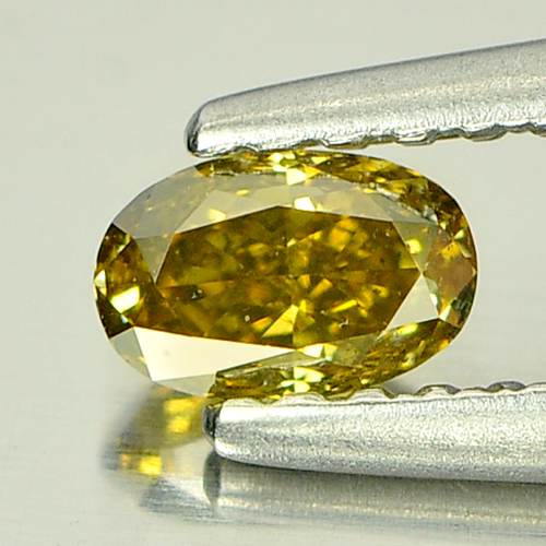 Unheated 0.32 Ct. Natural Greenish Yellow Loose Diamond