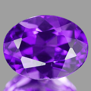 1.22 Ct. Oval Natural Violet Amethyst Unheated Brazil