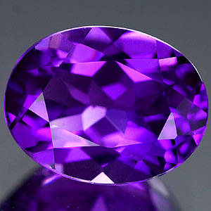 1.82 Ct. Oval Natural Violet Amethyst Unheated Brazil
