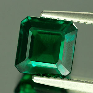 Unheated 1.75 Ct. Clean Green Emerald Created