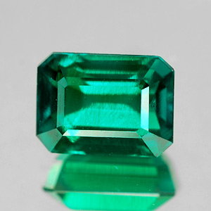 Unheated 1.78 Ct. VVS Green Emerald Created Russia
