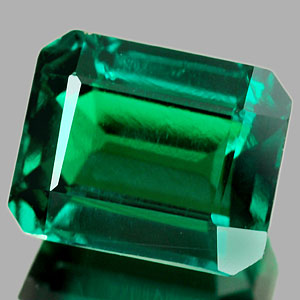 1.47 Ct. Alluring Octagon Shape Green Emerald Created Unheated