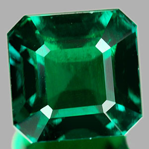 1.31 Ct. VVS Octagon Green Emerald Created Russia
