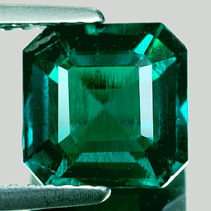 1.95 Ct. Alluring Octagon Shape Green Emerald Created Unheated