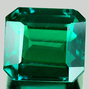 1.78 Ct. Vivid Octagon Shape Green Emerald Created Unheated