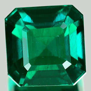 1.53 Ct. Alluring Octagon Shape Green Emerald Created Unheated