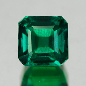 Unheated 1.39 Ct. VVS Green Emerald Created Russia