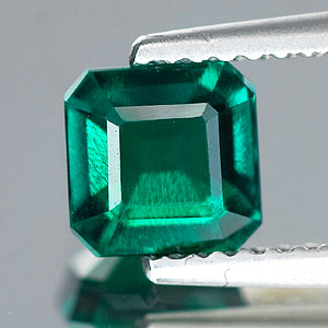 1.09 Ct. VVS Octagon Green Emerald Created Russia
