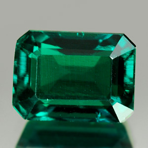 1.71 Ct. VVS Octagon Green Emerald Created Russia