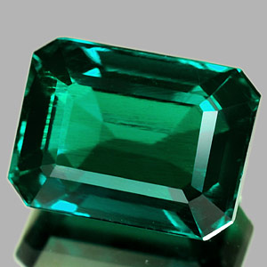 1.59 Ct. VVS Octagon Green Emerald Created Russia