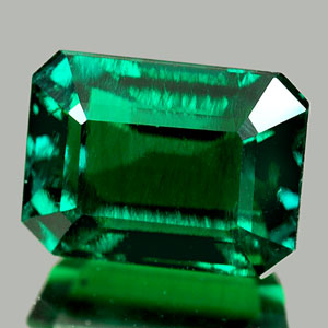 1.83 Ct. Beautiful Octagon Cut Green Emerald Created Unheated