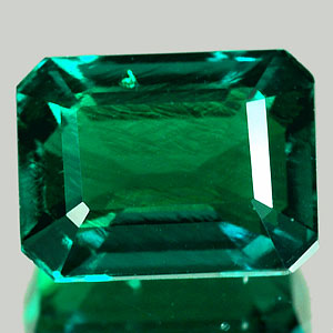 1.70 Ct. Beautiful Octagon Cut Green Emerald Created Unheated