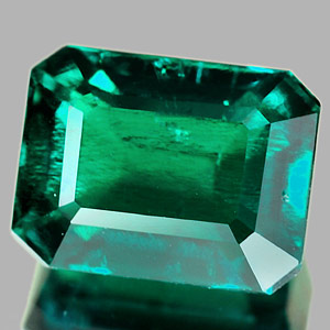 1.80 Ct. Octagon Green Emerald Created Unheated