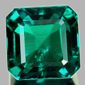 1.78 Ct. Octagon Green Emerald Created Gem Unheated