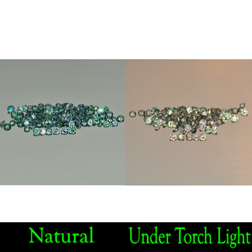 1.32 Ct. 108 Pcs Round Diamond Cut 1.6 Mm Natural Gemstones Color Change Garnet