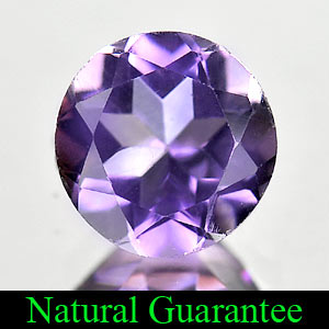 2.26 Ct. Natural Gem Purple Amethyst Round Shape From Brazil Unheated