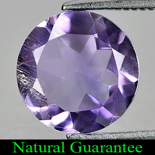 2.18 Ct. Natural Gem Purple Amethyst Round Shape From Brazil Unheated