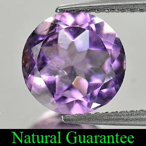 2.38 Ct. Natural Purple Amethyst Gemstone Round Shape From Brazil