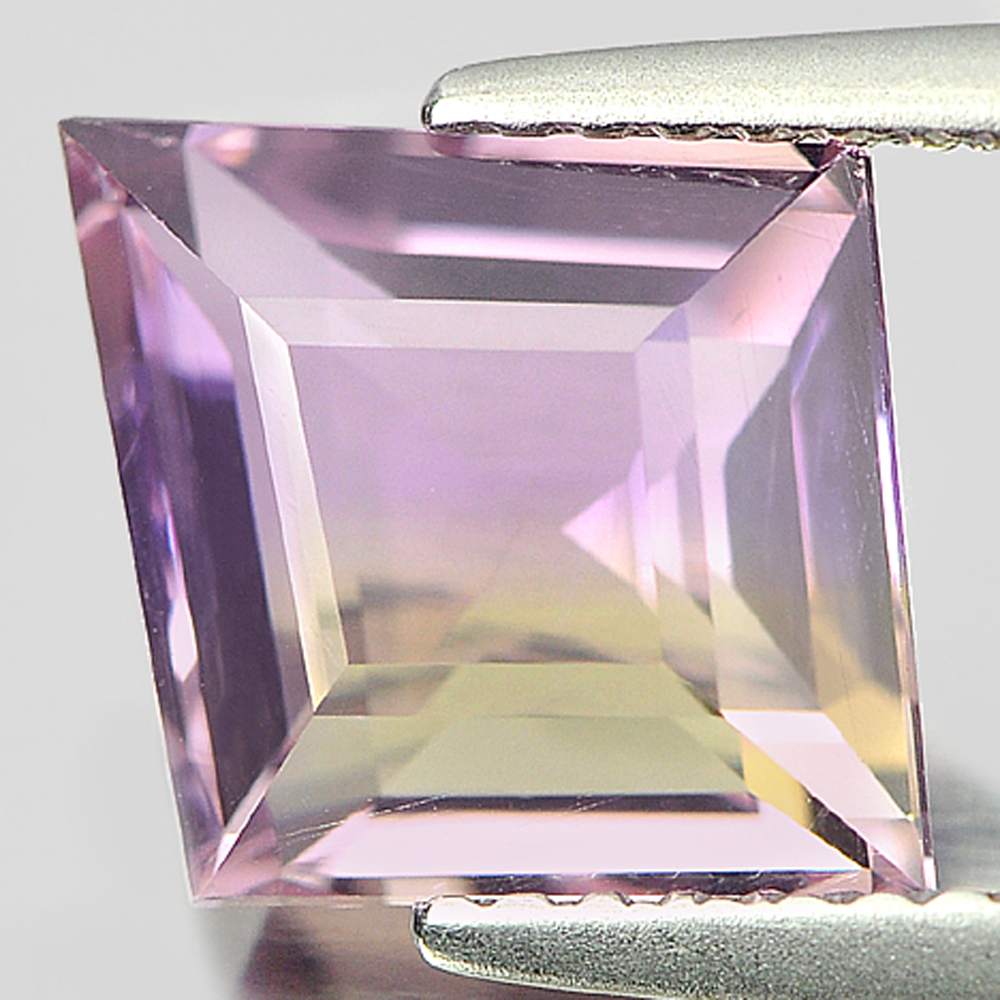 Bi Color Ametrine 2.74 Ct. VVS Fancy Shape Natural Gemstone Unheated Bolivia