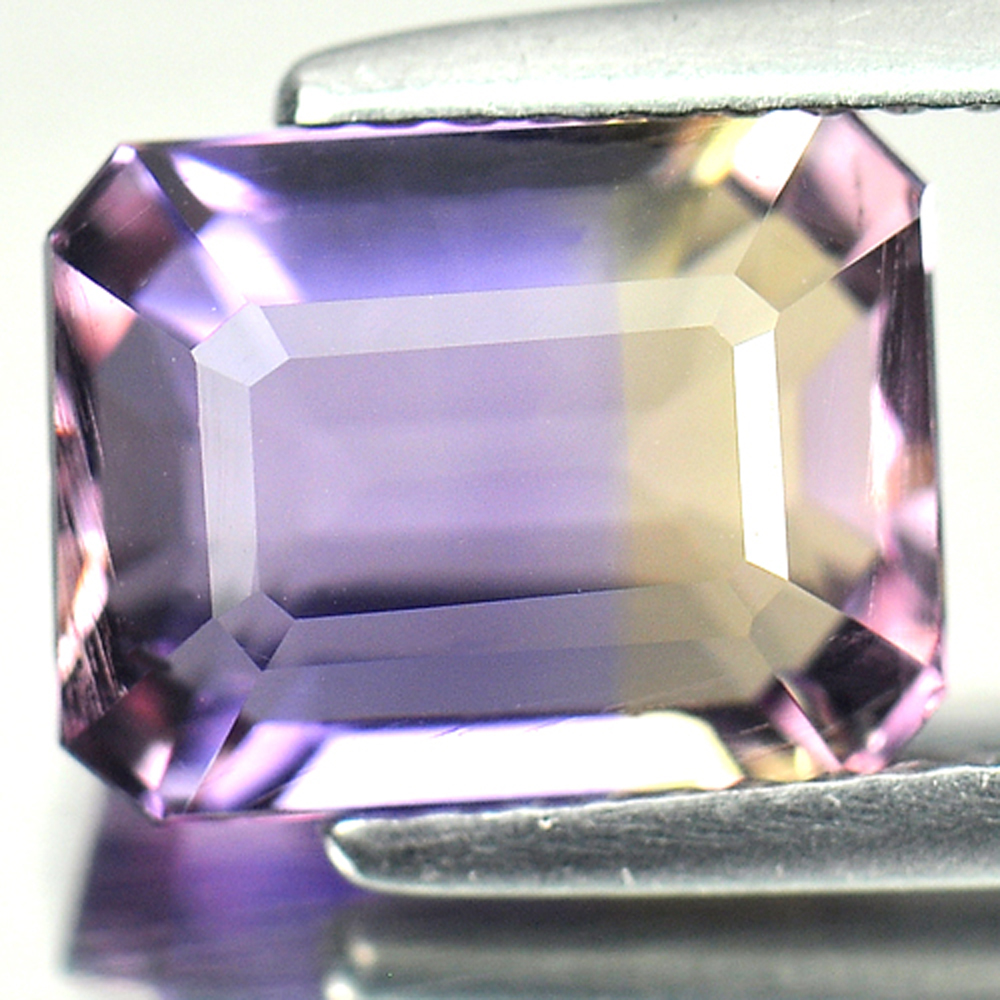 3.57 Ct. Delightful Gems Octagon Shape Natural Bi Color Ametrine Unheated