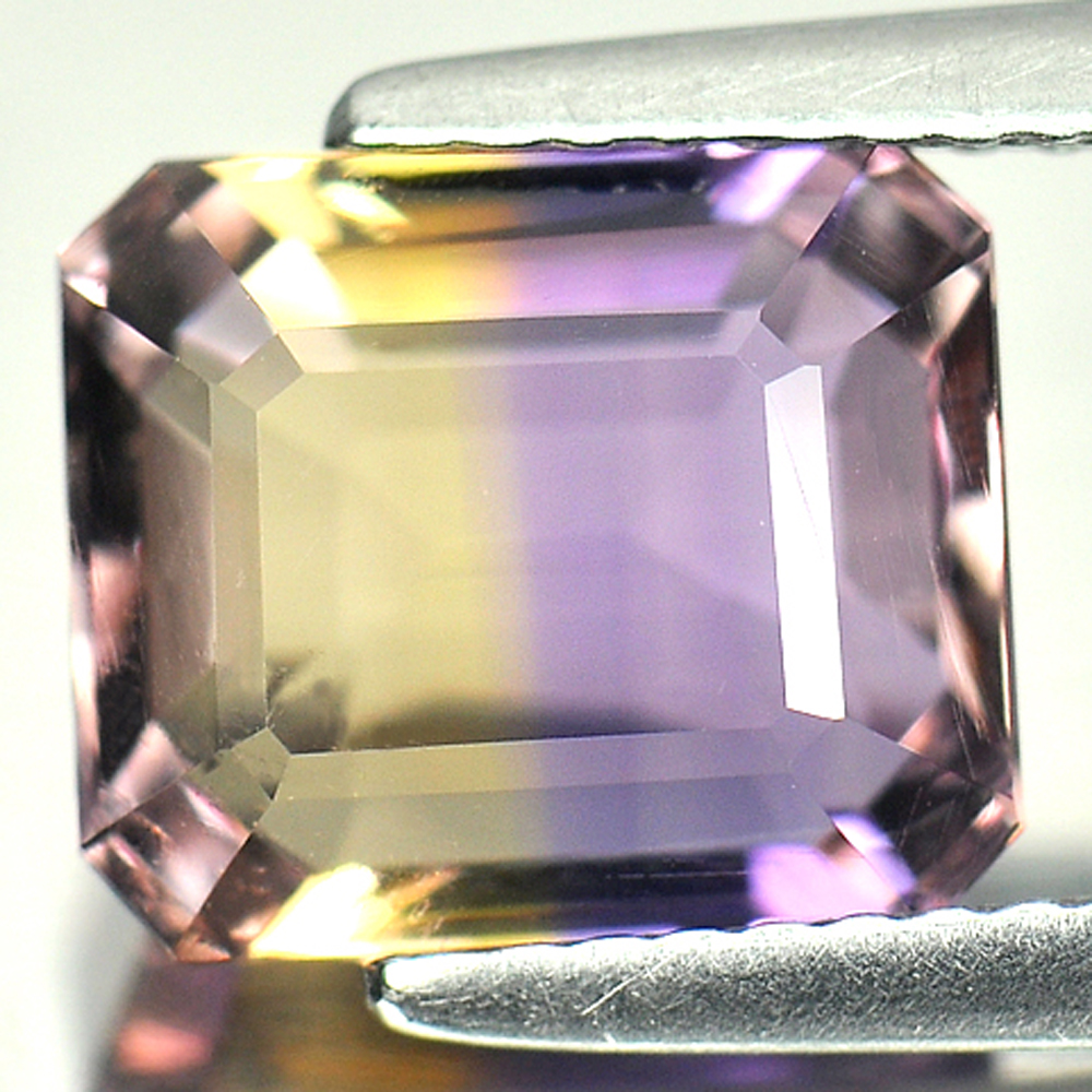 3.45 Ct. Alluring Gems Natural Bi Color Ametrine Octagon Shape Unheated
