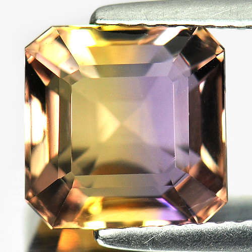 3.45 Ct. Natural Gemstone Bi Color Ametrine Octagon Shape Bolivia