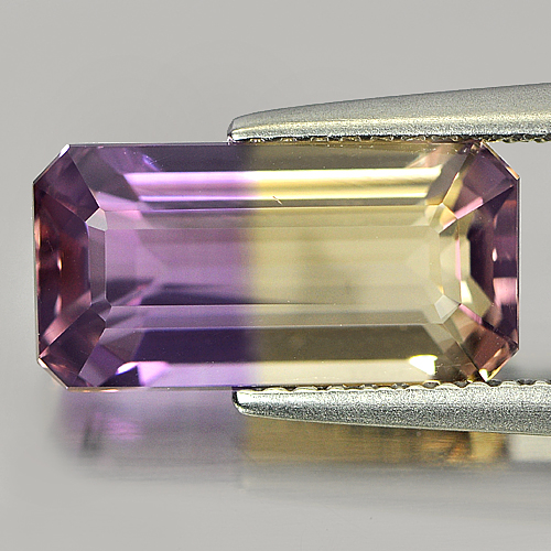 4.38 Ct. Charming Octagon Shape Natural Gemstone Bi Color Ametrine