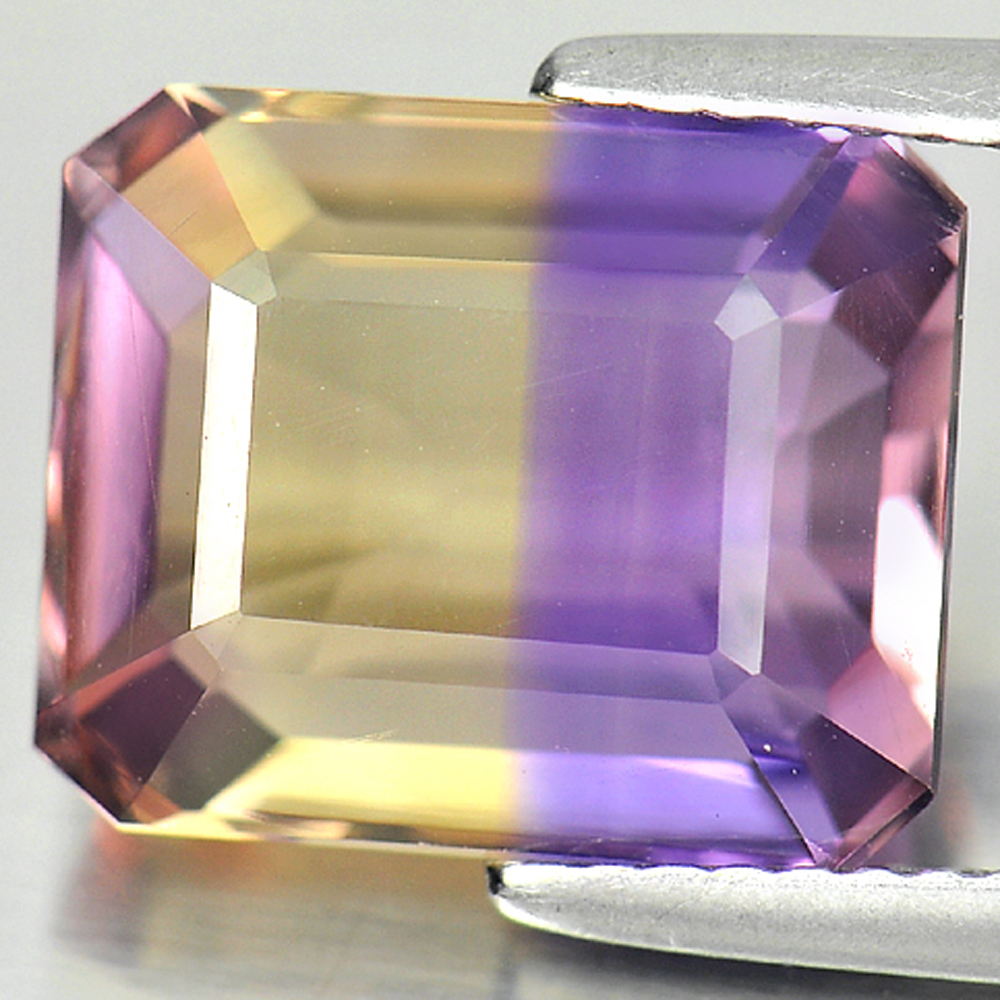 Unheated 5.59 Ct. Nice Gems Natural Bi Color Ametrine Octagon Shape