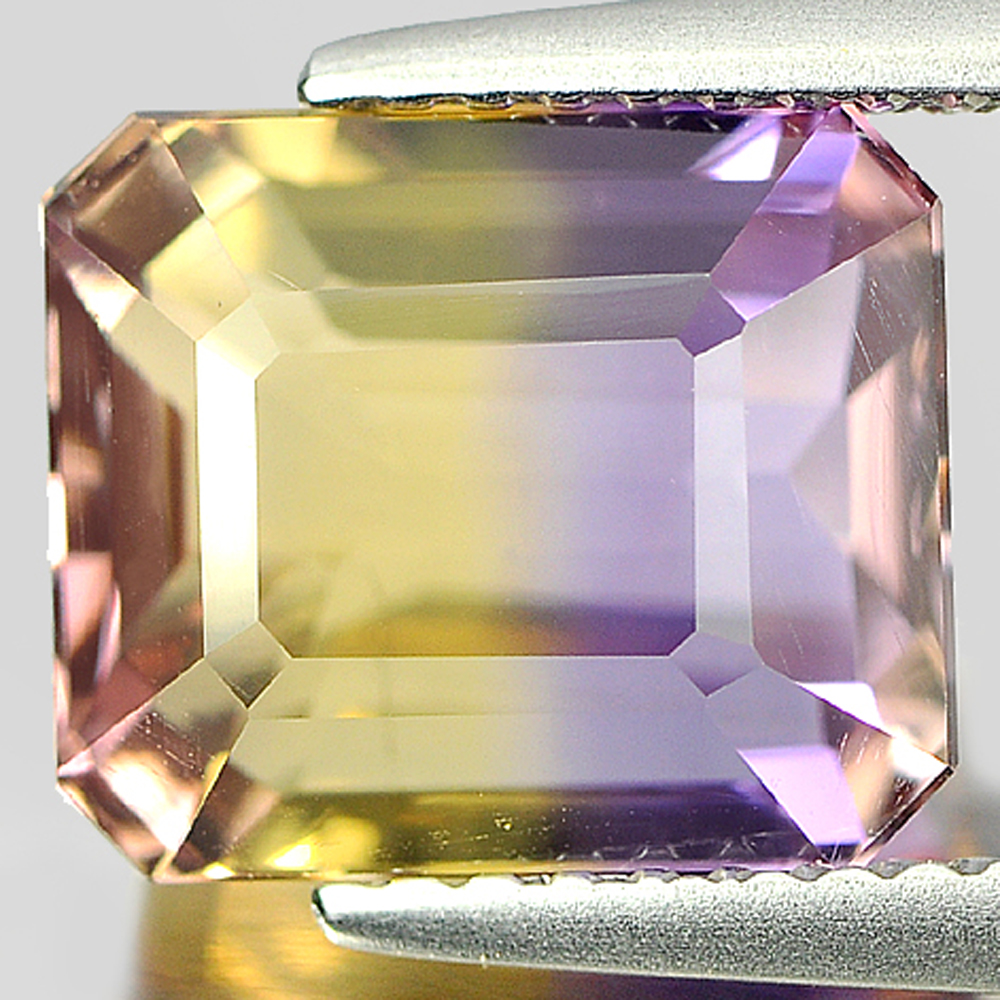 3.99 Ct. Natural Bi Color Ametrine Gemstone Octagon Shape Unheated