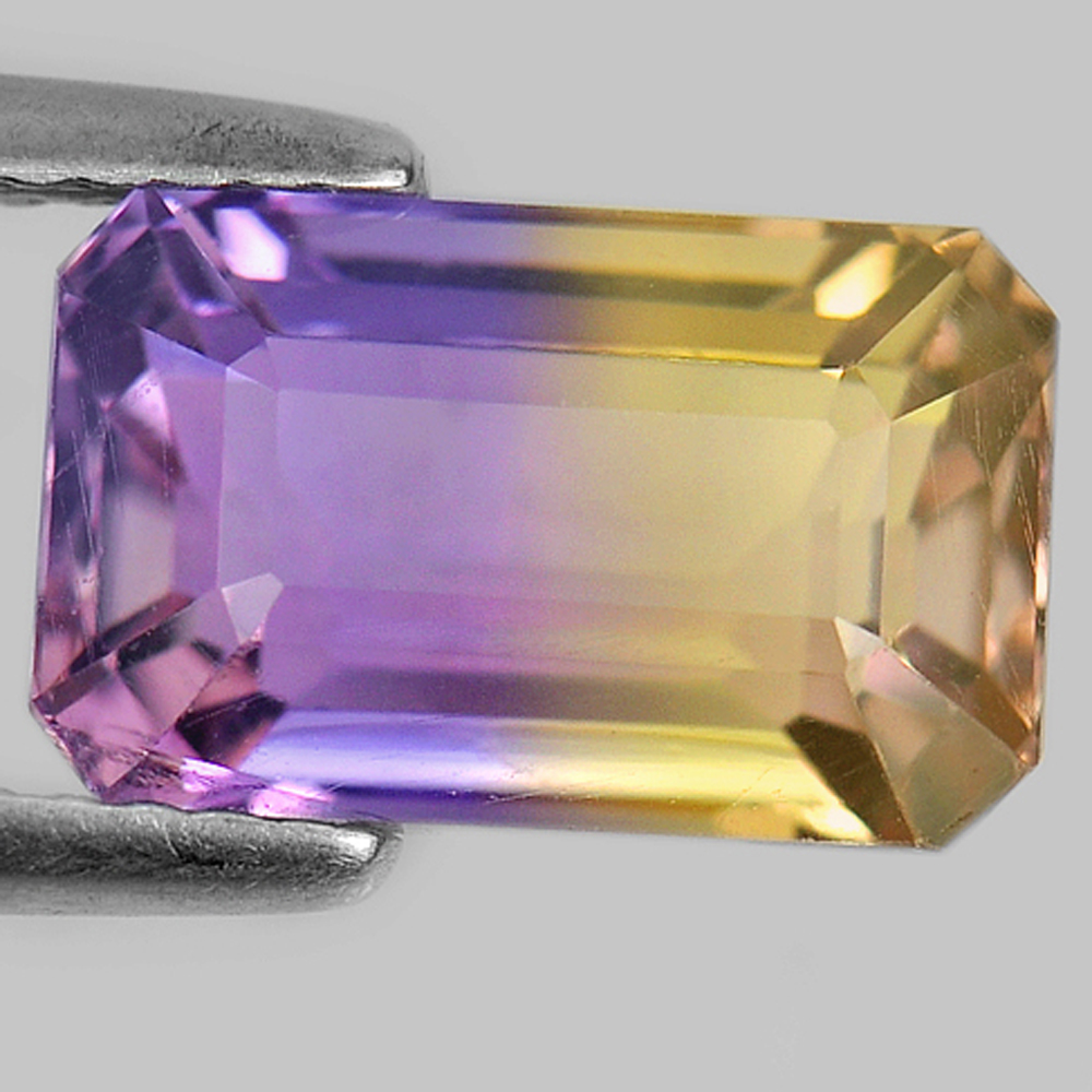 3.61 Ct. Natural Gemstone Bi Color Ametrine Octagon Shape Unheated