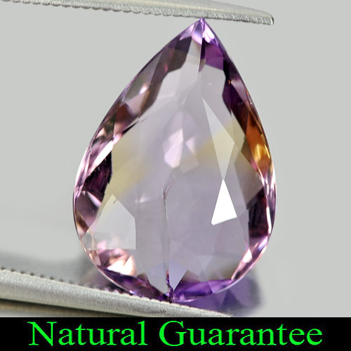7.72 Ct. Delightful Pear Natural Gemstone Bi Color Ametrine Bolivia