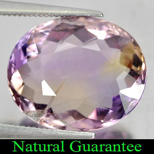 9.97 Ct. Oval Shape Natural Gemstone Bi Color Ametrine Bolivia