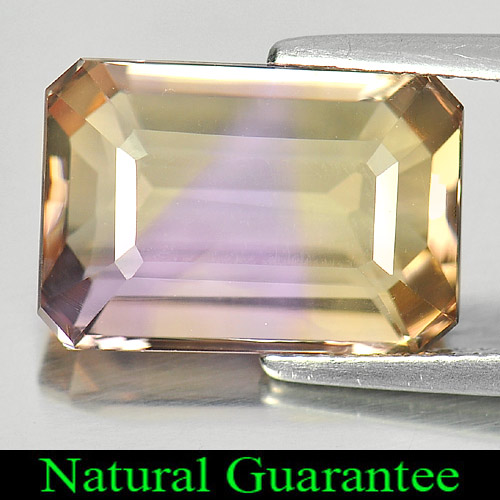 Unheated 7.15 Ct. Octagon Shape Natural Gemstone Bi Color Ametrine