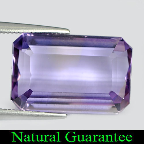 11.75 Ct. Clean Good Octagon Natural Gemstone Bi Color Ametrine Unheated