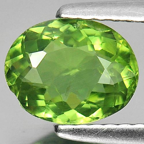 1.48 Ct. Natural Gem Oval Shape Green Apatite Unheated