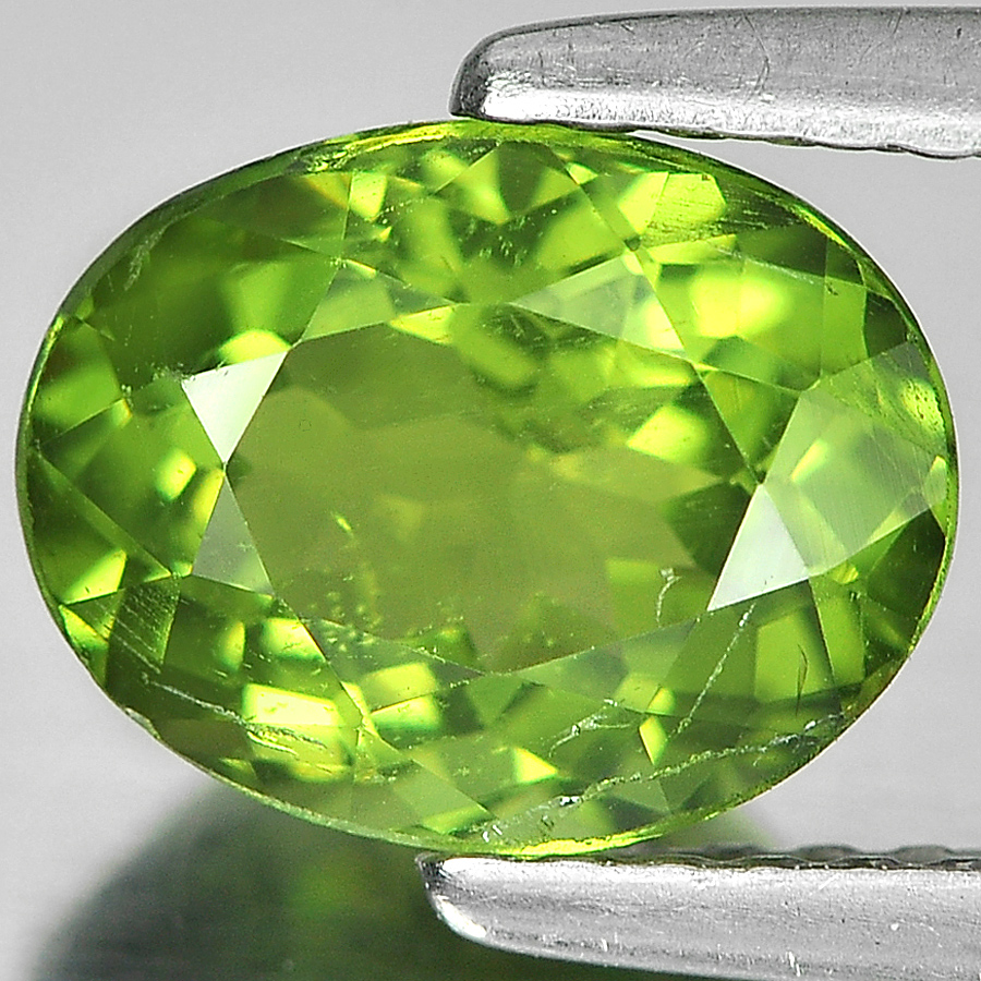 1.73 Ct. Natural Green Apatite Gemstone Oval Shape From Tanzania